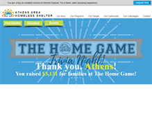 Tablet Screenshot of helpathenshomeless.org